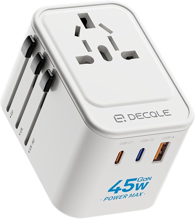 Universal Travel Adapter, International Travel Plug Adapter by Unknown