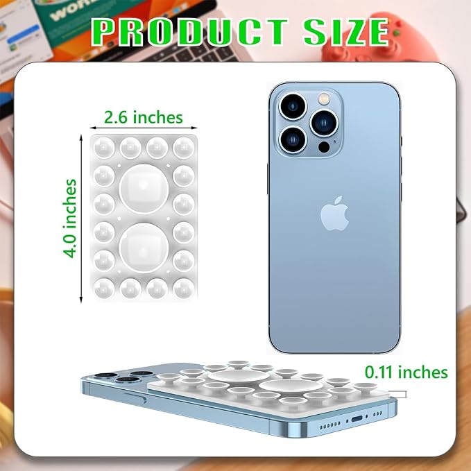 Silicone Suction Phone Holder Mount, Silicon Adhesive Phone Accessory - Image 5
