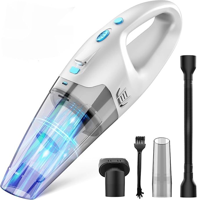 Handheld Vacuum Cordless, Hand Vacuum Cordless Rechargeable by FUOAYOC