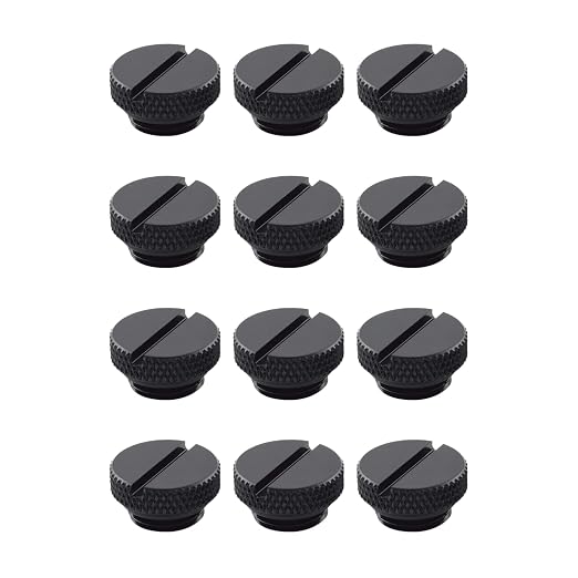 dracaena.io 12 pack G1/4" thread, Thin water Stop Plug Fitting by greenDRACAENA