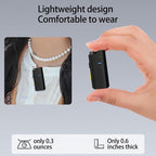 2 Pack Wireless Mini Lavalier Lapel Microphone - Image 9