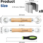 4 in 1 Screen Repair Kit, Screen Roller Tool Kit Inlcuded Metal/Nylon Screen - Image 2