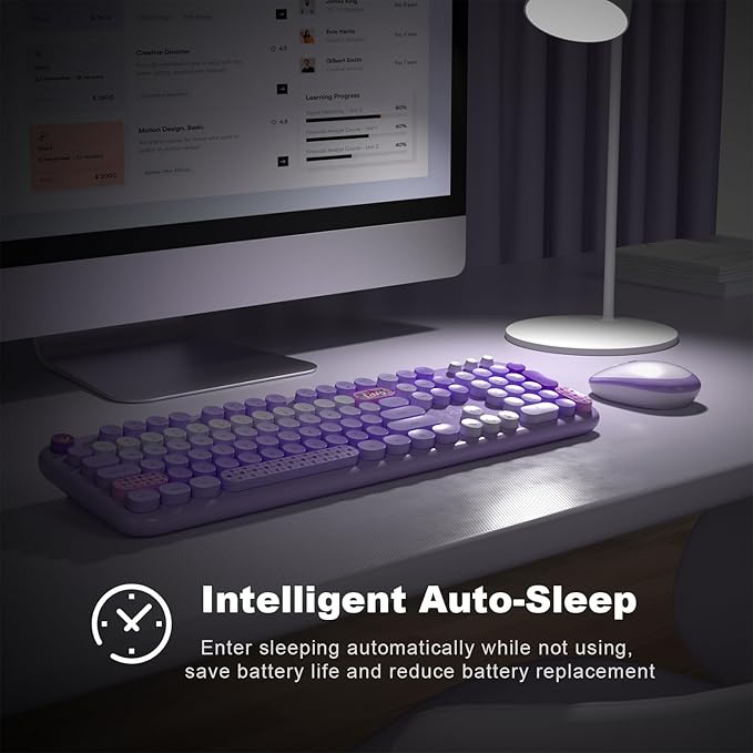 KNOWSQT Wireless Keyboard and Mouse Combo - Image 5