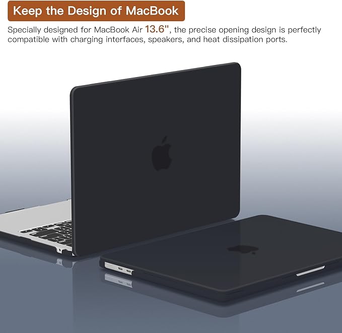 CISSOOK Laptop Hard Shell Case for MacBook Air 13.6 inch M2 A2681, M3 A3113 - Image 5