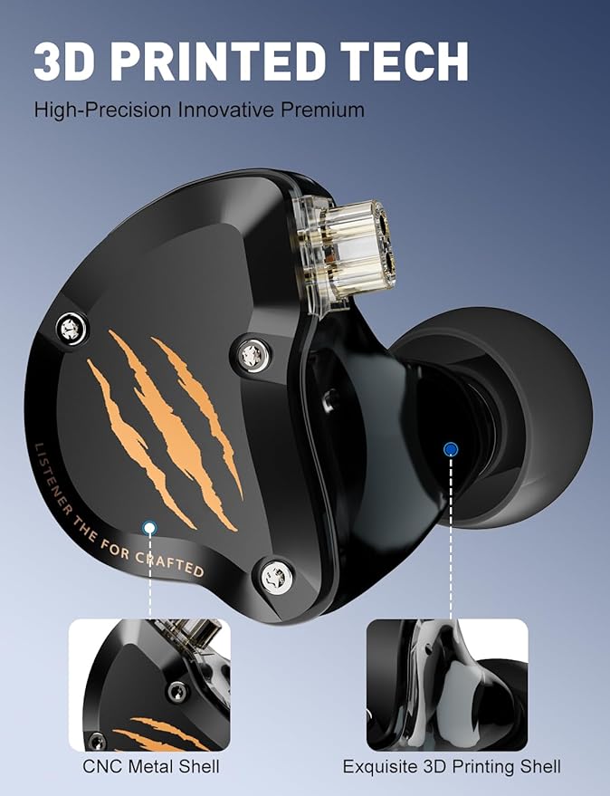 in Ear Monitors Headphones, HiFi Wired Earbuds - Image 2
