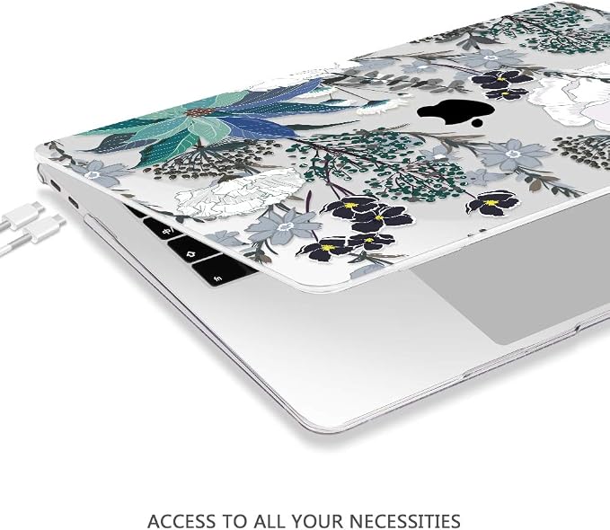 Mektron for MacBook Air 13 Case A1466/A1369, Snap-on Plastic Hard Shell Cover - Image 6