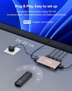 HDMI Switch 5 in 1 Out 4K@60Hz, GANA HDMI Splitter Switcher - Image 7