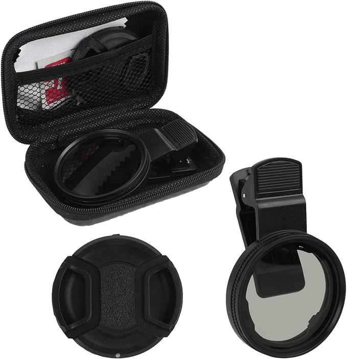 52mm CPL Filter for Phone Camera Clip Kit, Universal Phone Polarizing Filter - Image 7
