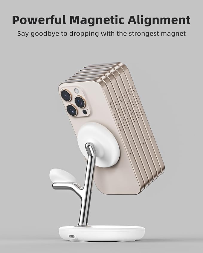 3 in 1 Magnetic Wireless Charger Stand - Image 5