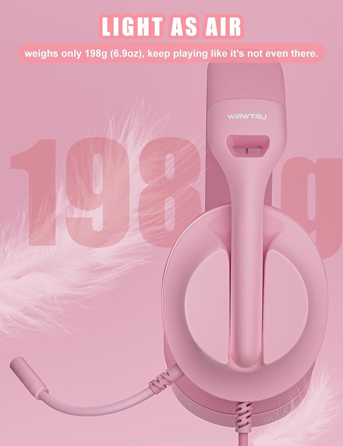S30 Gaming Headset with Microphone, 198g Lightweight Design, Wired Gaming - Image 2
