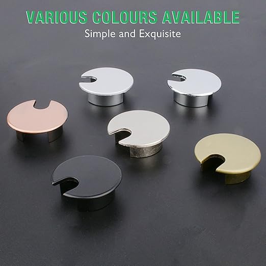 1 Pcs Desk Grommet 1-3/8" / 35 mm, Desk Cord Hole Cover, Cable Grommet Metal - Image 7