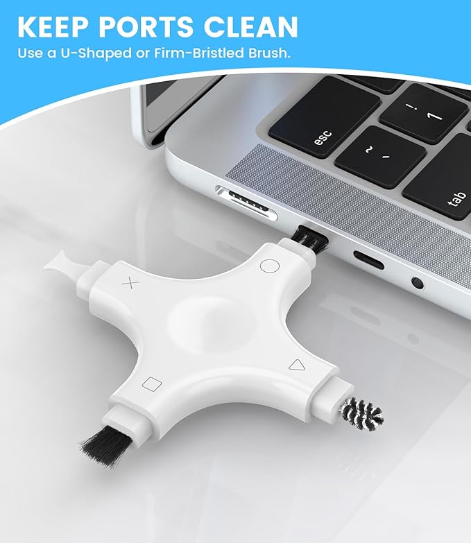 CODOGOY iPhone Cleaning Kit Port Cleaner Repair & Restore Tool Soft Brush - Image 5