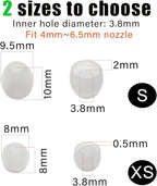 8 Pairs Extra Small Earbuds Tips, Silicone Ear Tips Universal, Silicone Earbud - Image 3