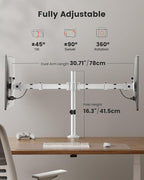 ErGear Fully Adjustable Dual Monitor Mount - Image 4