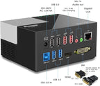 WAVLINK USB 3.0 Laptop Docking Station Dual Monitors, DisplayLink Computer Dock - Image 2
