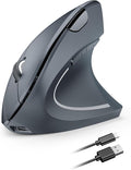 TECKNET Ergonomic Wireless Mouse, Rechargeable Mouse Wireless Silent by Tecknet