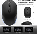 TECKNET Bluetooth Wireless Mouse, Compact & Portable, Silent Click, Ergonomic - Image 7