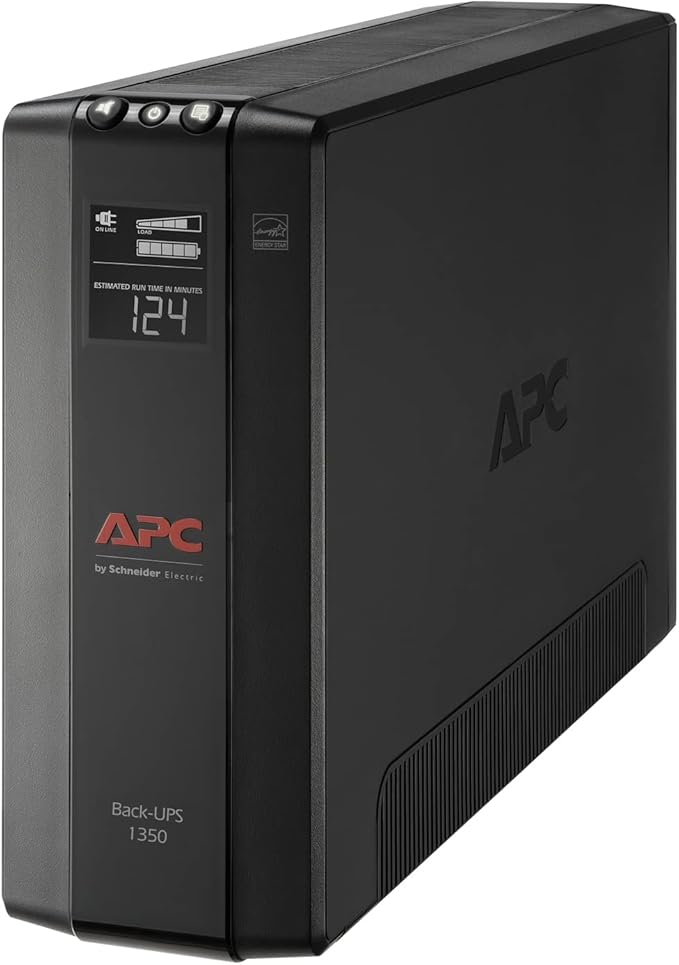 APC Back-UPS Pro 1350VA UPS, 810W Battery Backup & Surge Protector, 10 Outlets by APCbySchneider-Electric