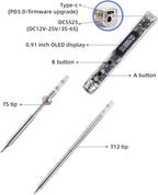 68W Electric Soldering Iron, SEQURE SI012 Pro Portable Solder Iron, OLED Screen - Image 7