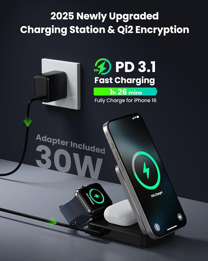 3-in-1 Wireless Charger Charging Station - Image 4