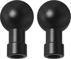 2PCS Ball Head to 1/4 Female Photo Bracket Conversion Accessories Aluminium by LUORNG