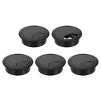 uxcell 5 Pcs 50mm Desk Grommet, Plastic Cable Hole Cover, Wire Cord Cable by uxcell