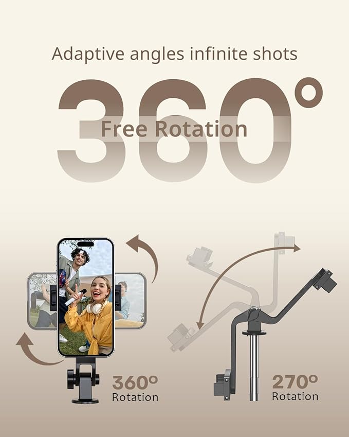 UBeesize Selfie Stick Tripod for iPhone and Android, Portable Selfie Sticks - Image 3
