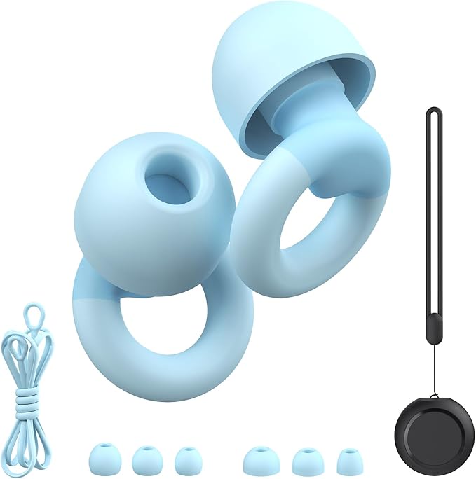 Soft Silicone Earplugs for Sleeping & Noise Reduction by JUSTRVN