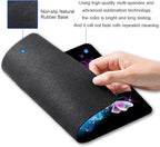 IMAYONDIA Glowing Night Pink Butterflies Mouse Mat - Image 2