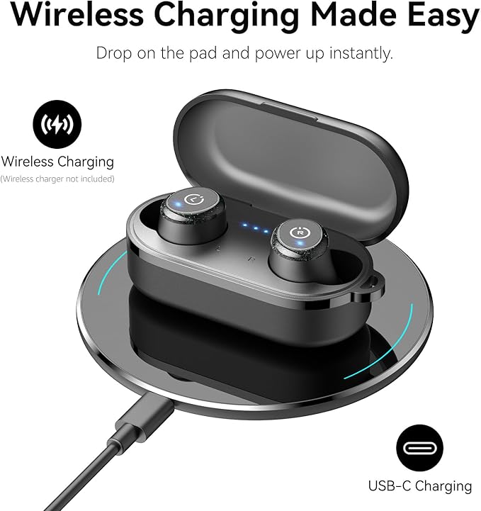 TOZO T10 Wireless Earbuds Bluetooth 5.3 Headphones, App Customize EQ, Ergonomic - Image 7