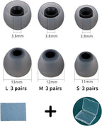 Earbud Tips Ear Bud Tips Soft Anti Slip Washable and Reusable Silicone - Image 2