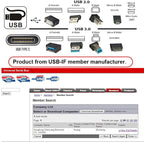 CY USB4.0 Type-C USB4 40Gbps to PCI-E 4.0 X4 SSD NVME NGFF M-Key Enclosure - Image 14