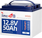 12V 50Ah Pro LiFePO4 Battery, 15000+ Cycles Timeusb Battery by Timeusb