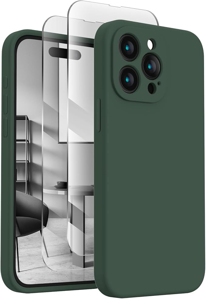 FireNova Designed for iPhone 15 Pro Max Case, Silicone Upgraded Phone Case with by FireNova