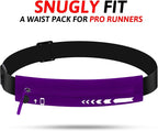 USHAKE Slim Running Belt for Women Men-Runners Phone Holder Fanny Pack - Image 2