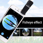 Phone Fisheye Lens 3in1 Wide Angle Fish Eye Macro Lenses Clip-on Universal Lens - Image 7