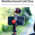 Cell Phone Tripod Mount, ULANZI ST-14 Smartphone Tripod Mount Adapter Aluminum - Image 6