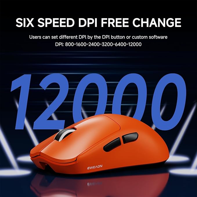 EWEADN X23Pro Wireless Gaming Mouse, 49g Lightweight Mouse, PAW3311 Sensor - Image 4