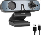 RC28 1080P 60FPS Webcam with Dual Microphones | Cardioid & Omnidirectional by ROCWARE