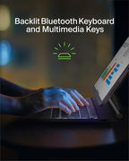 Belkin Pro Keyboard Case w/Magnetic Stand, Backlit Bluetooth Keyboard, Magnetic - Image 5