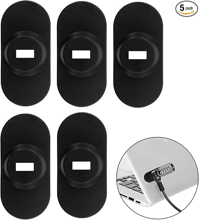 5Pack Anti Theft Self-Adhesive Security Plate by Zolunu