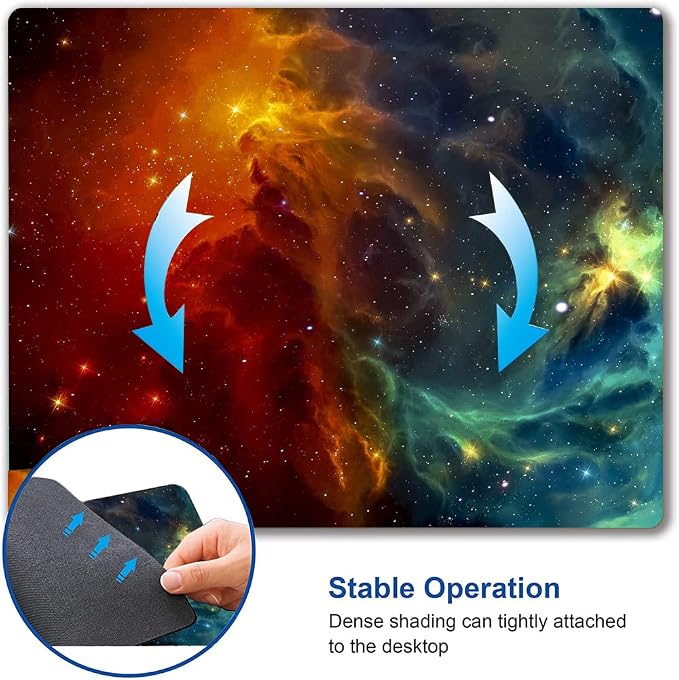 IMAYONDIA Square Galaxy Mouse Mat: Waterproof, Cool Laptop & Computer Mouse Pad - Image 6