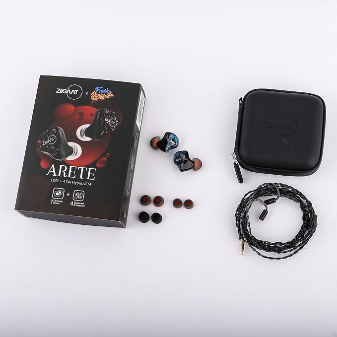 Linsoul ZiiGaat x Fresh Reviews Arete in Ear Monitor, 1DD+4BA Hybrid Earphone - Image 9