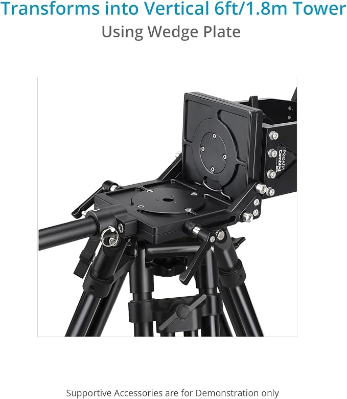 Proaim Cambird Pro 4-in-1 Gear. 6ft Video Camera Slider. Portable Mini Jib. - Image 7
