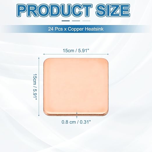 PATIKIL Copper Heatsink Pad Shims - Image 2