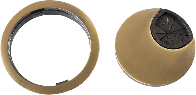 Desk Grommet for Wire Organizer, PC Computer Desk Plastic Grommet Cord - Image 3