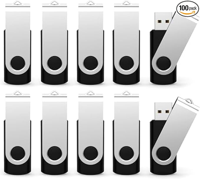 TOPESEL 100PCS 2GB Bulk USB 2.0 Flash Drives, Thumb Drives by TOPESEL