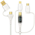 USB C to Multi Charging Cable, USAMS 100W 4FT 5A Type C to Type C Fast Charger by USAMS