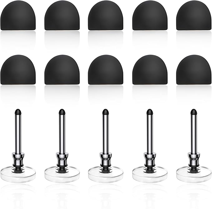 Bopomofo 10 Rubber Tips+5 Transparent Disc Trips, High Precision and High by Bopomofo