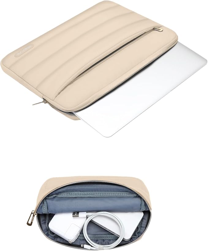 MOSISO 13.3 inch Laptop Case, 13-13.3 inch Puffy Laptop Sleeve Compatible - Image 3
